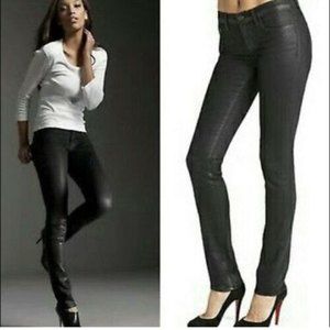 Never Worn J Brand  Pencil Leg Coated Stretch Jeans Venom Celebrity Fav ASO 25